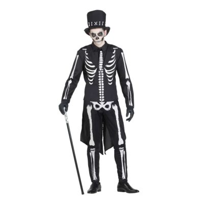 Disfressa d'Esquelet amb Smoking Adulto