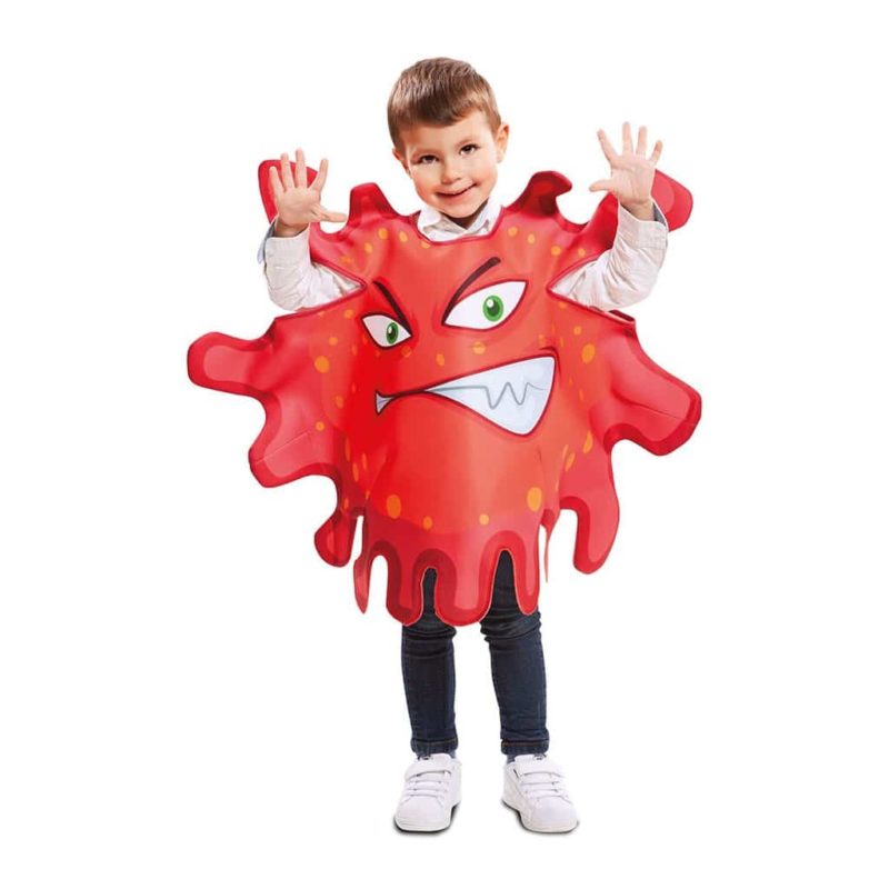 Disfressa de Bacteria Vermella Infantil