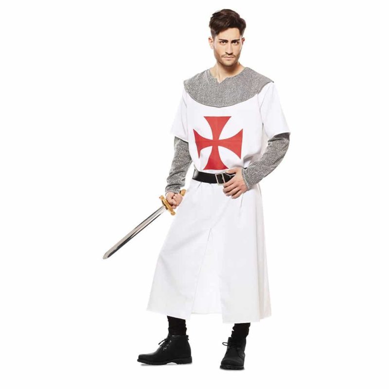 Disfressa de Creuat Medieval Blanc Adult