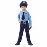 Disfressa de Policia Blau Musculós Nen
