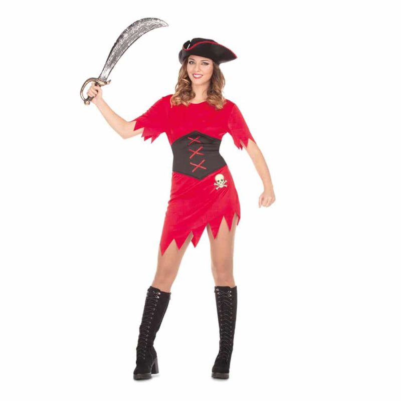 Disfressa Noia Pirata Vermella M/L