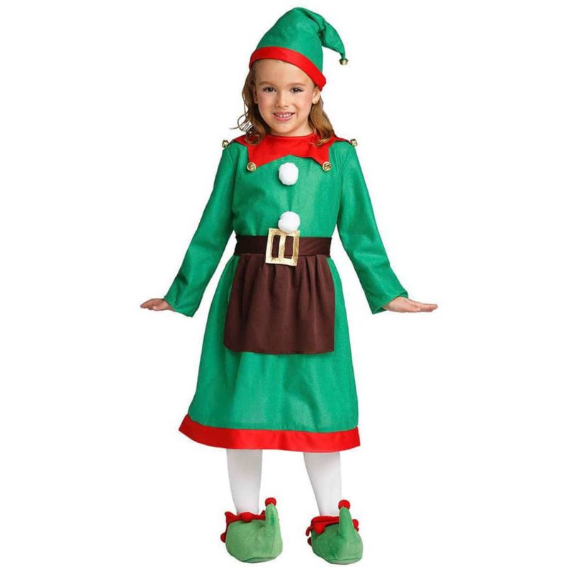 Disfressa d'Elf de Nadal Nena 1 a 2 Anys