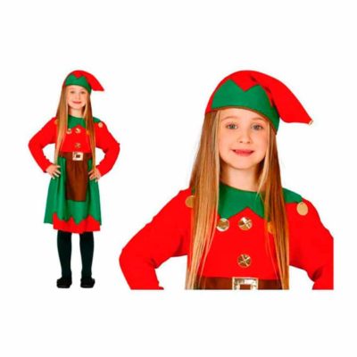 Disfressa d'Elf Vermello Nena 3 a 4 Anys