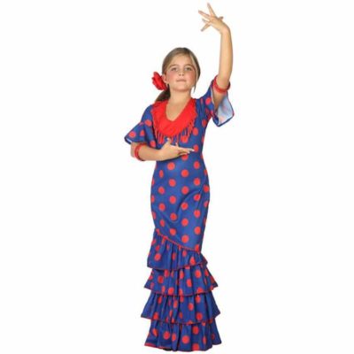 Disfressa de Flamenca Blau Infantil