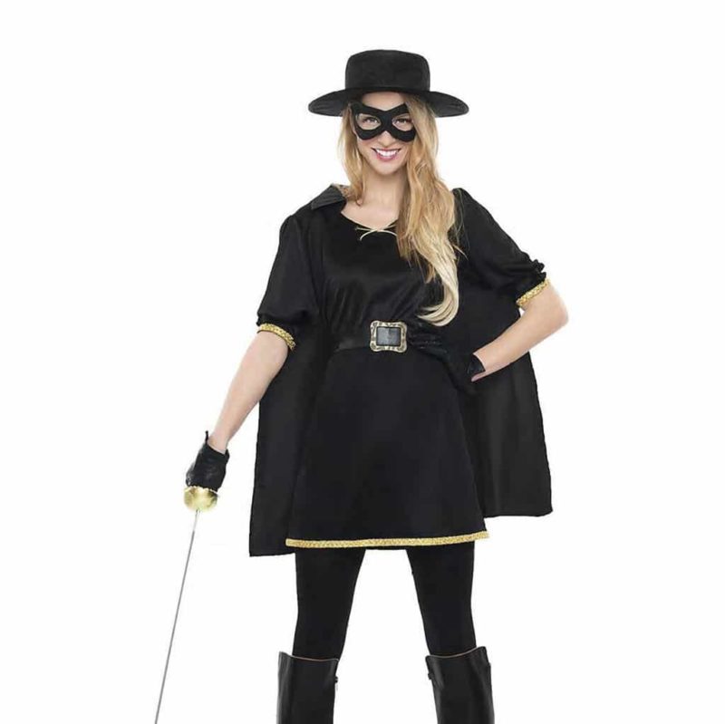 Disfressa de Zorro-Heroí Enmascarat Dona T. M/L