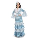 Disfressa de Flamenca Guadalquivir Turquesa Adult