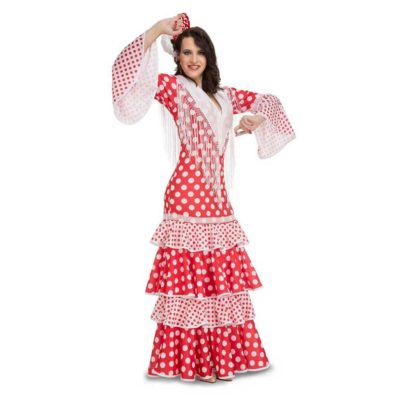 Disfressa de Flamenca Rocio Vermell Adult