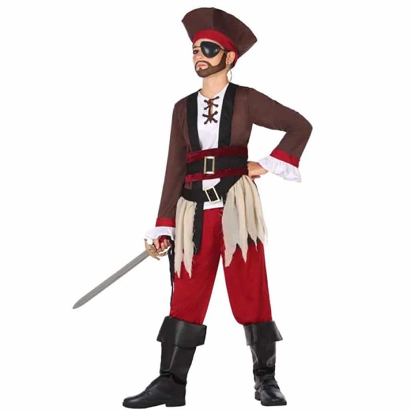 Disfressa Pirata Vermell Infantil