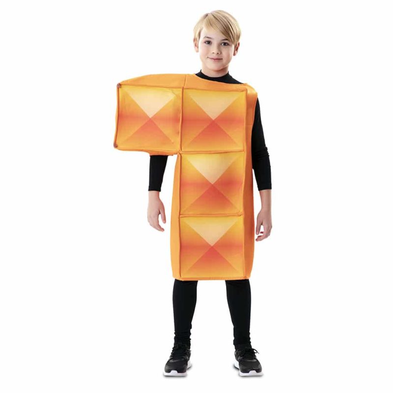 Disfressa de Tetris Taronja Infantil